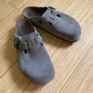 Birkenstock Boston Tan Suede 40